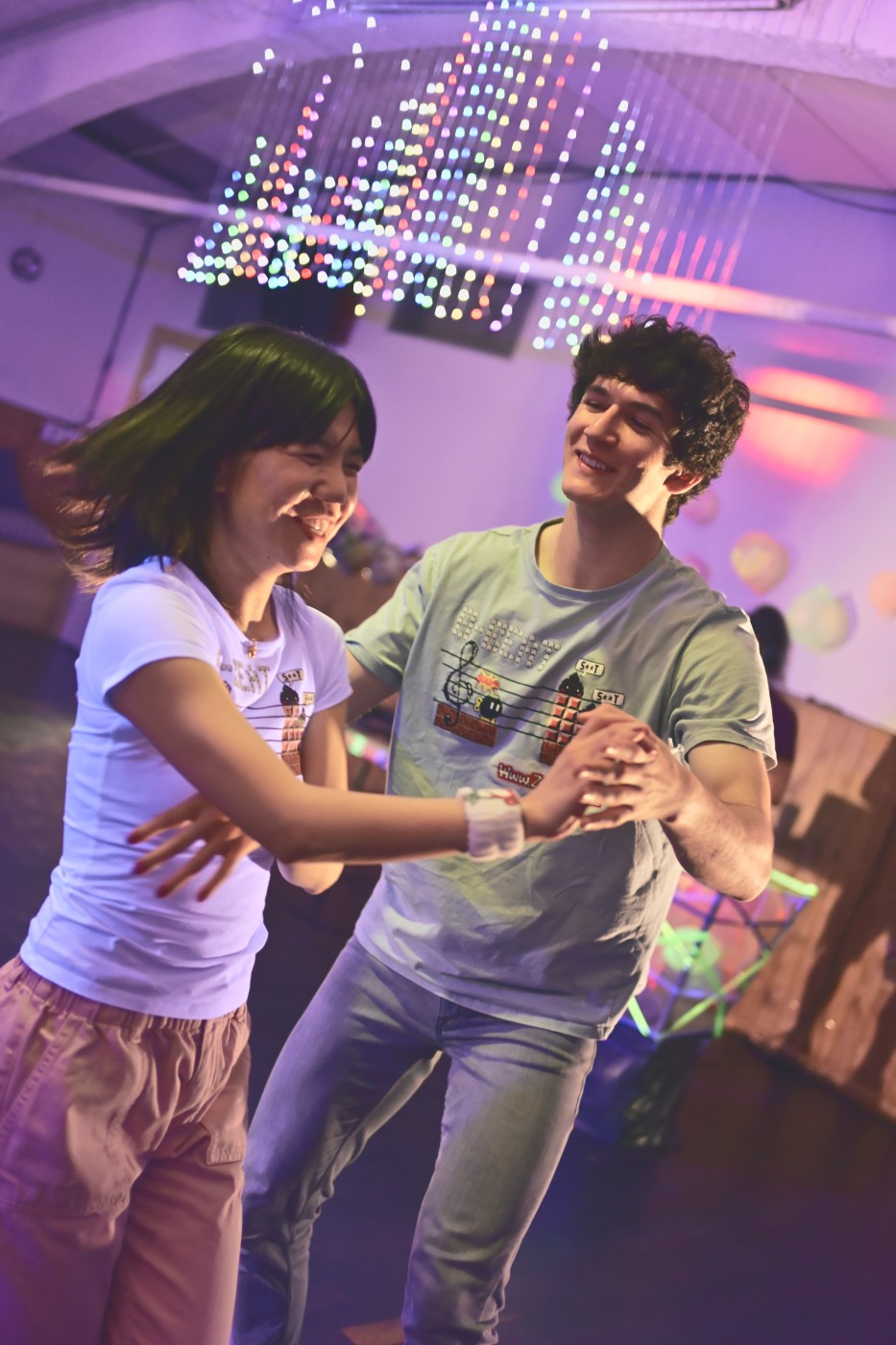 Social dancing moment