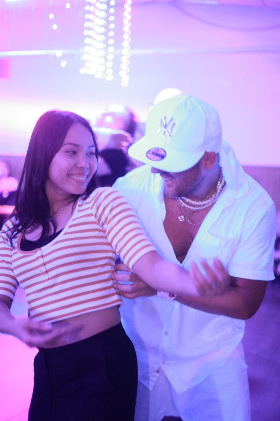 Social dancing moment