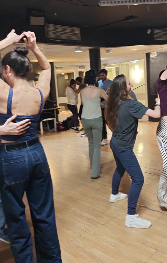 Zouk social dancing
