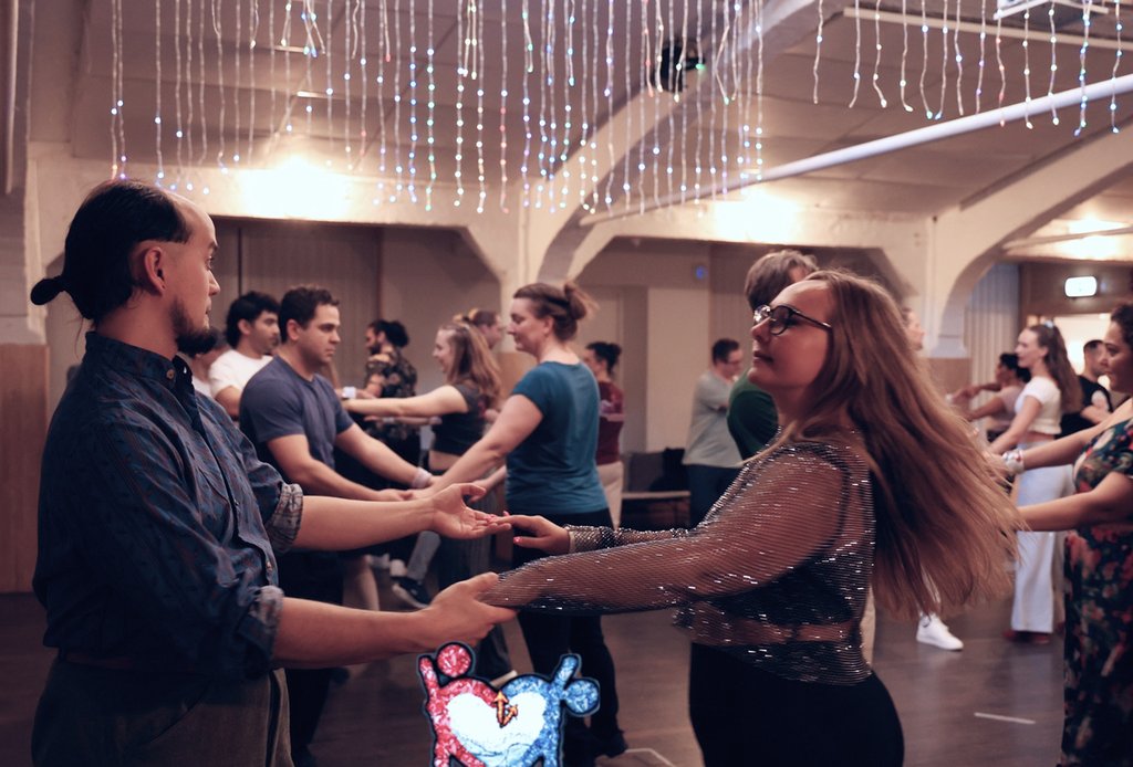 Social dancing moment